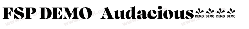 FSP DEMO   Audacious字体转换
